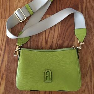 FURLA Atena Crossbody Bag In Green